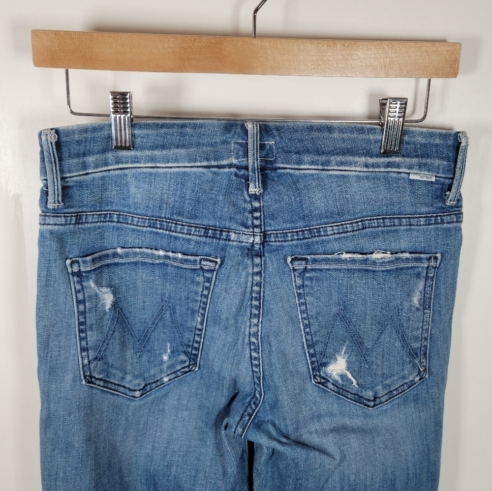Mother The High Waiste Looker Jeans Graffiti Girl Size 27 - Picture 9 of 11